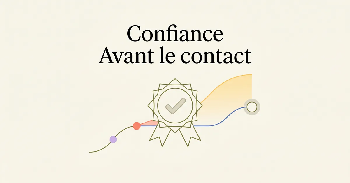 Sceau de preuve de sérieux remontant avant le contact d'un élevage