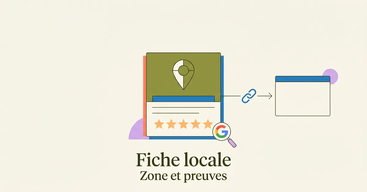 Fiche Google d'un élevage canin alignée avec son site et sa zone